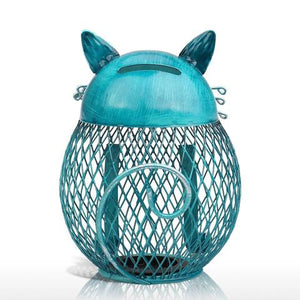 Cute Cat Coin Box