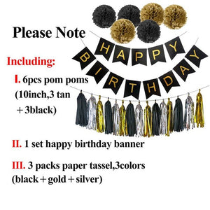 Happy Birthday Banner and Decoration