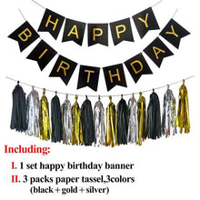 Happy Birthday Banner and Decoration