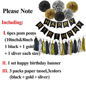 Happy Birthday Banner and Decoration