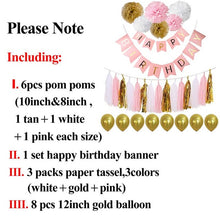 Happy Birthday Banner and Decoration