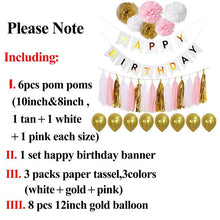 Happy Birthday Banner and Decoration