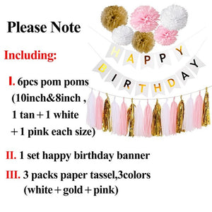 Happy Birthday Banner and Decoration