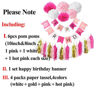 Happy Birthday Banner and Decoration