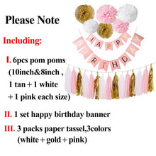 Happy Birthday Banner and Decoration